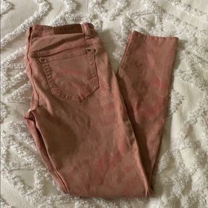 Else Pink Paisley Skinny Jean